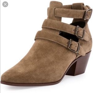 💥RARE💥 Saint Laurent Rock Triple Strap Booties